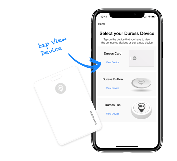 1 - Tap View Device - card