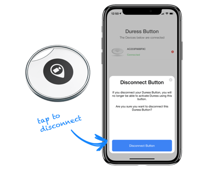 3 - Tap Disconnect