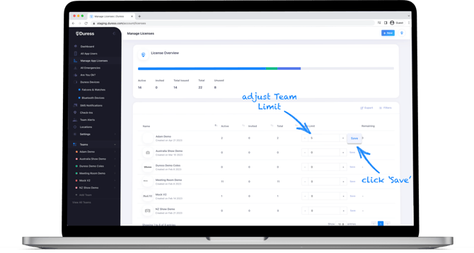 Manage Licenses Updated