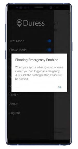 Widget pop up 