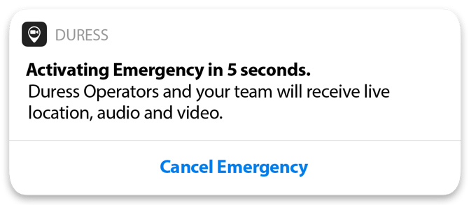 activating emergency