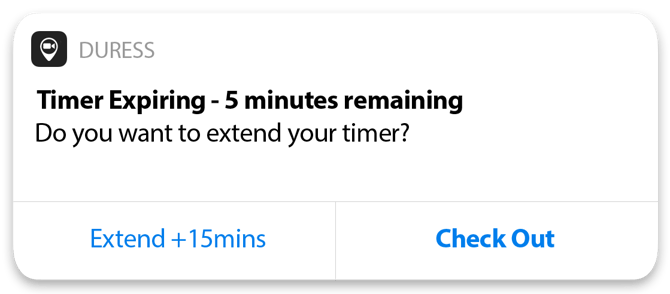 timer low - 5 mins